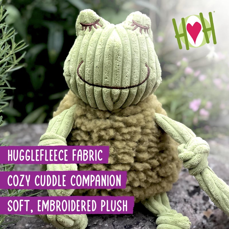 HuggleHounds Knottie Plush Dog Toy - Dog Stuffed Animal Toy, Squeaky Puppy Toys, for Small, Medium & Large Dogs, Durable Plush to Keep Them Busy - Penelope Pig, Small - Image 2